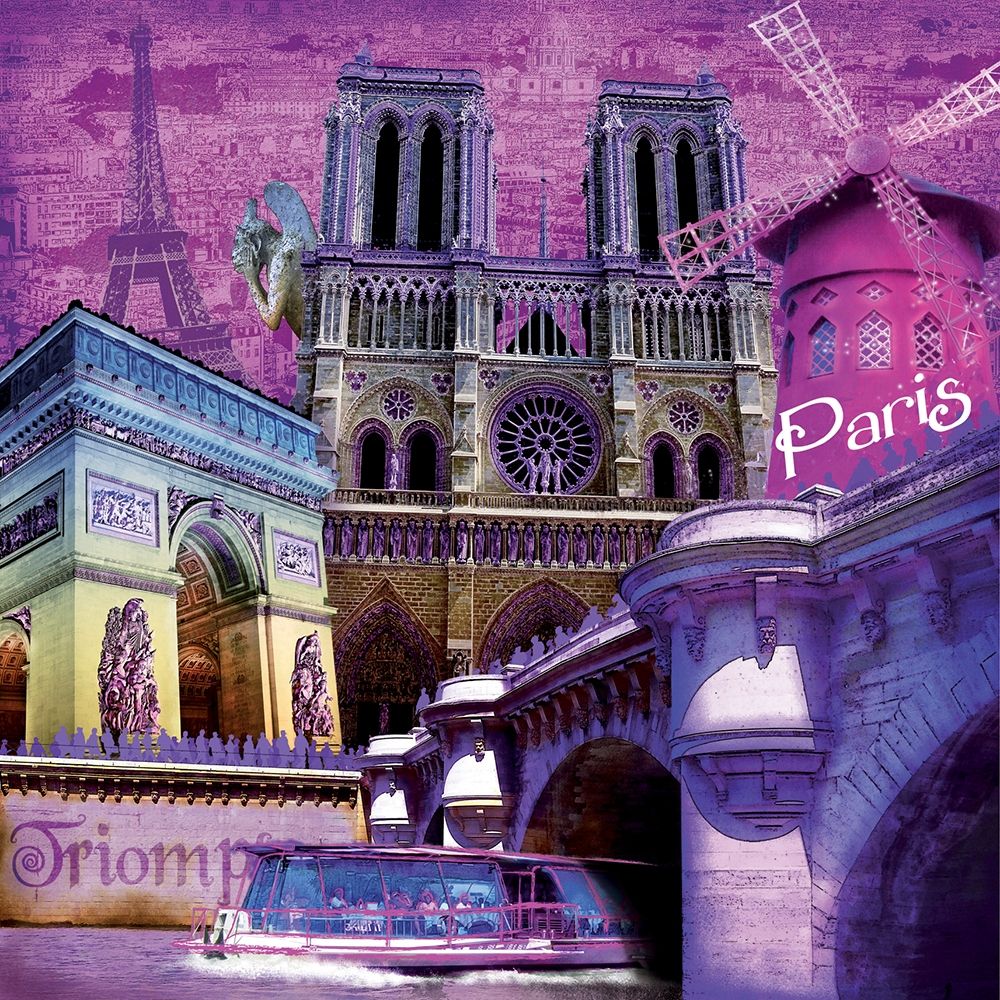 Wall art: Paris Moulin Rouge, by BRAUN Studio