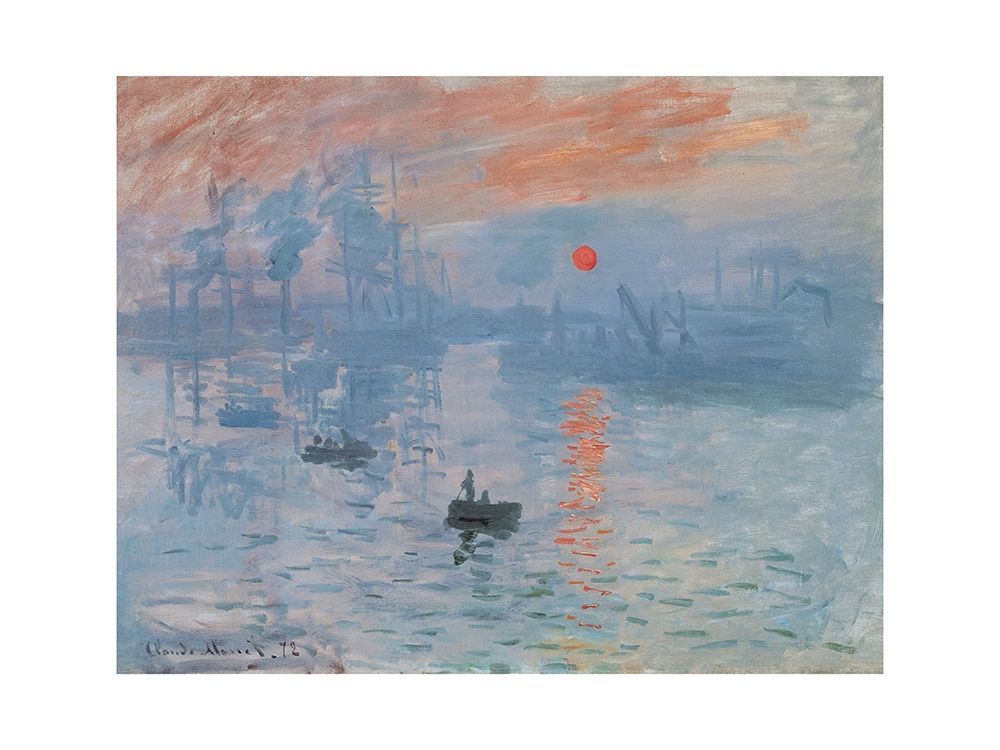 Wall Art Painting id:243355, Name: Impression, soleil levant, Artist: Monet, Claude