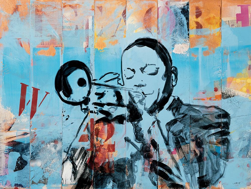 Wall Art Painting id:243763, Name: Jazz I, Artist: Vieux, Thierry