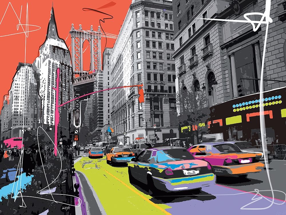 Wall Art Painting id:243674, Name: New York Empire State, Artist: Tandem