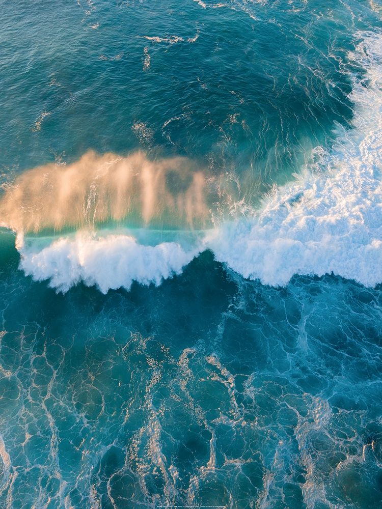 Wall Art Painting id:307132, Name: Blue Wave, Artist: BRAUN Studio