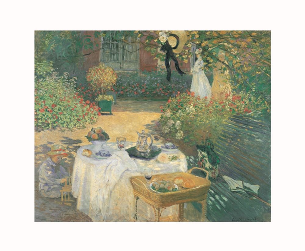 Wall Art Painting id:243358, Name: Le dejeuner, Artist: Monet, Claude