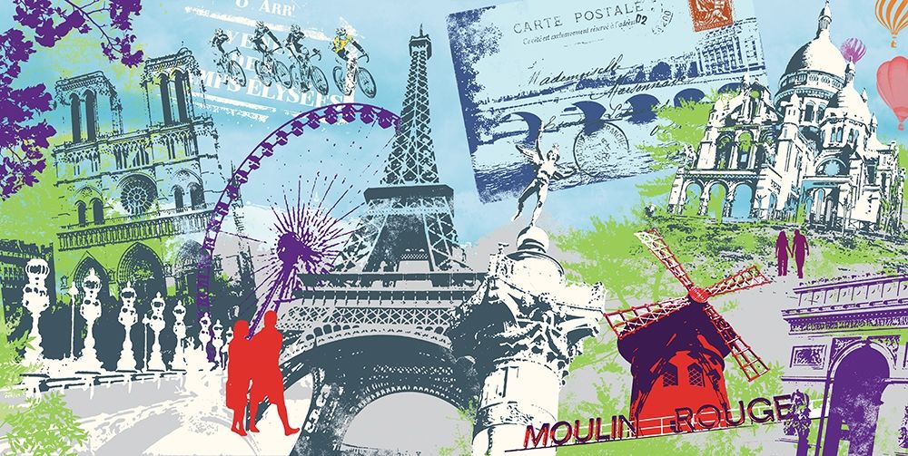 Wall Art Painting id:242948, Name: Moulin rouge, Artist: Farkas, Atelier