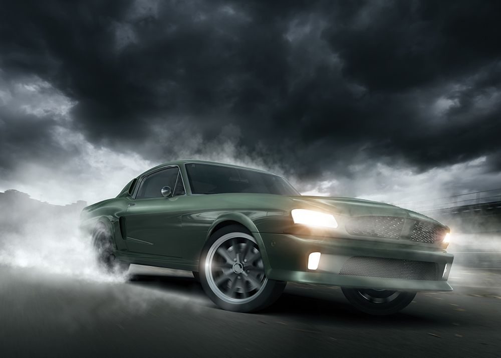 Wall art: Go fast 1, by BRAUN Studio