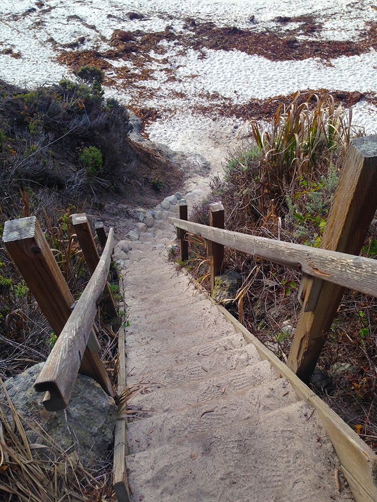 Art Print: Beach Stairs I