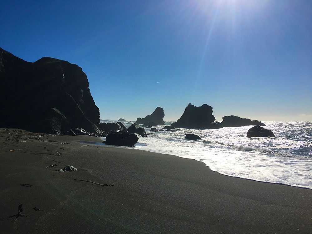 Wall art: Sunny Beach I, by Grayscale