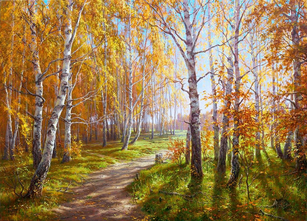 Art Print: Autumn grove