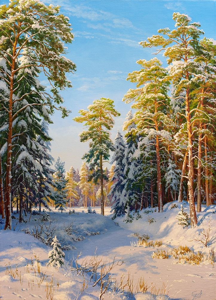 Art Print: Winter noon