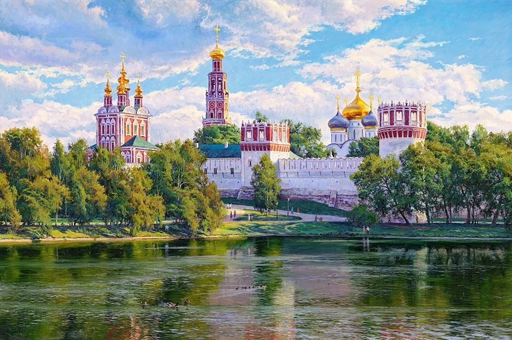 Wall art: Novodevichy monastery 2, by Basov, Sergej