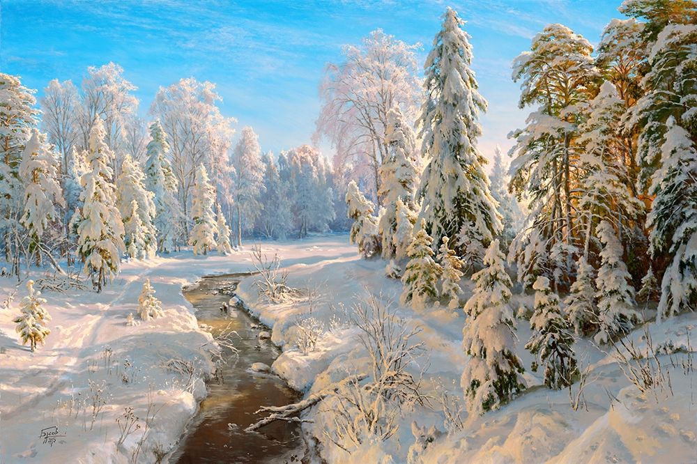 Wall art: Hoarfrost 2, by Basov, Sergej