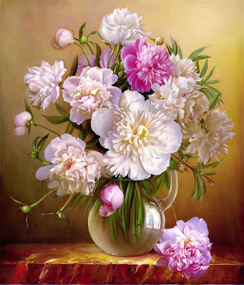 Wall Art Painting id:255862, Name: Fresh bouquet 2, Artist: Buzin, Igor