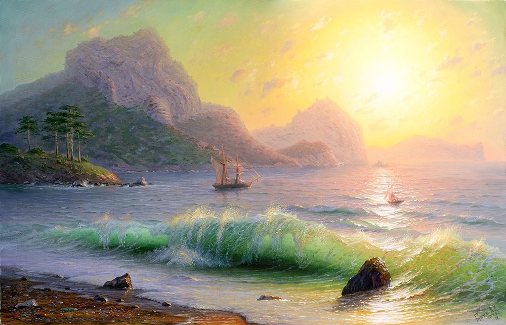 Art Print: Morning. Sudak