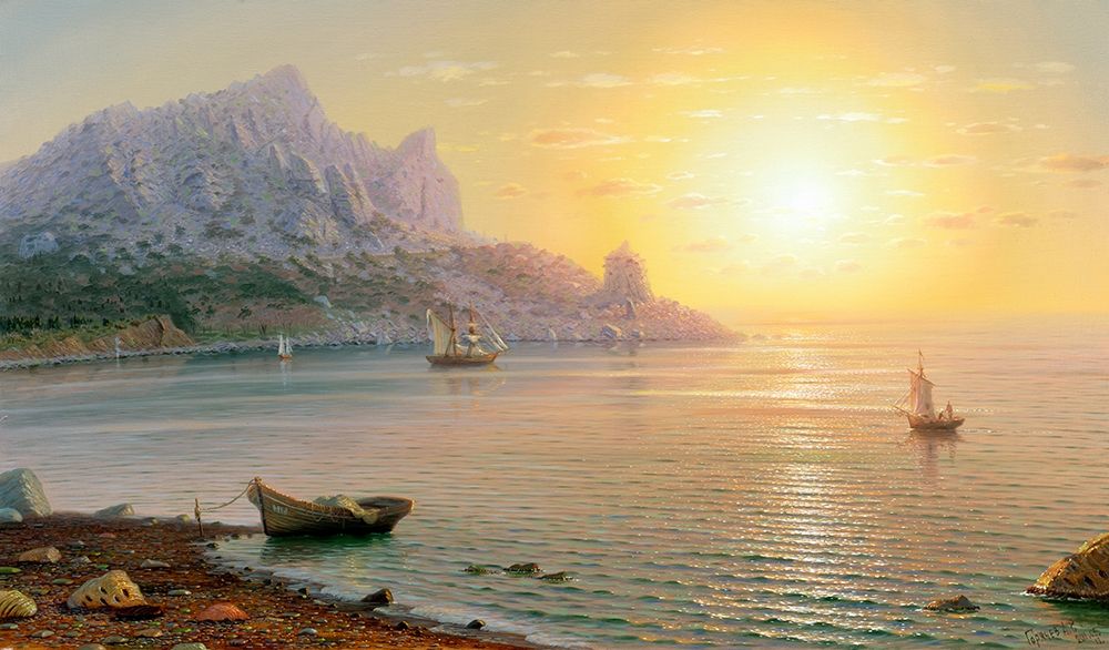 Art Print: Simeiz. Morning