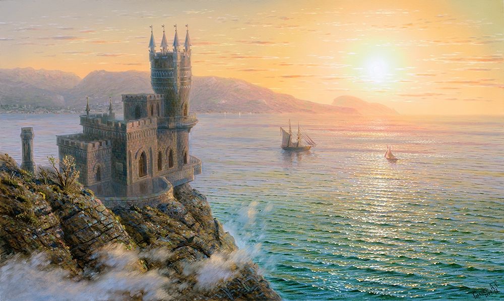 Art Print: Swallows Nest.Morning