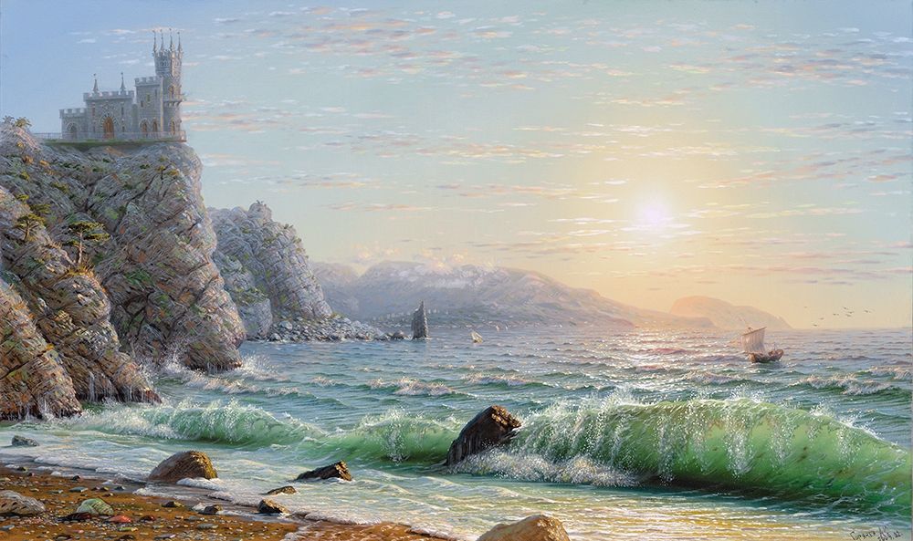 Art Print: Morning in Crimea