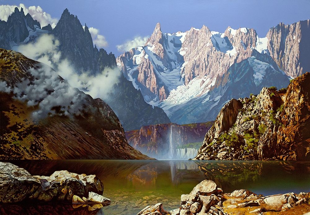 Art Print: Mountain lake