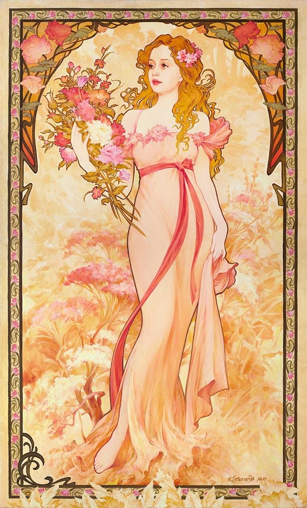 Art Print: Flower nymph