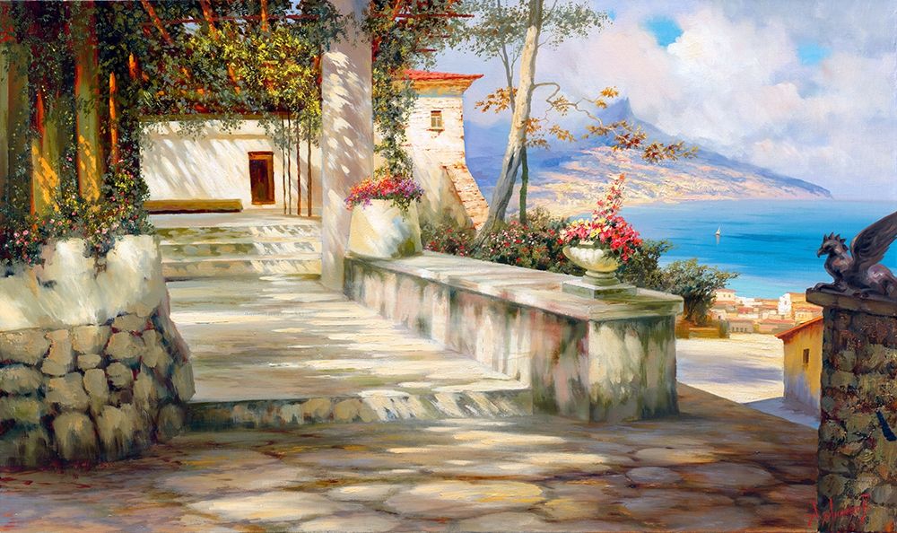 Art Print: Italian landscape