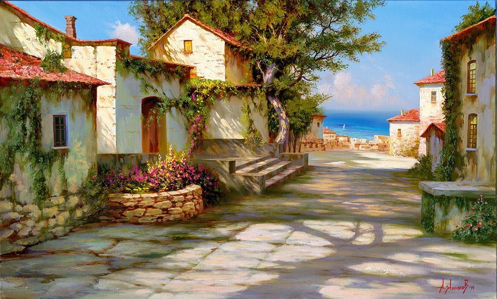 Wall art: Road to the sea, by Milyukov, Alexey