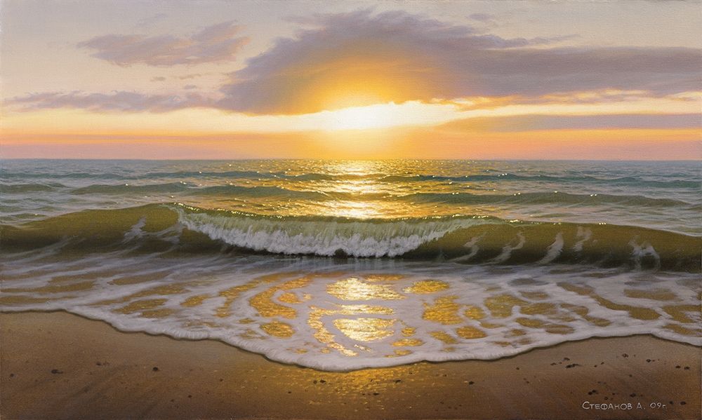 Wall art: The wave, by Stepanov, Alexander