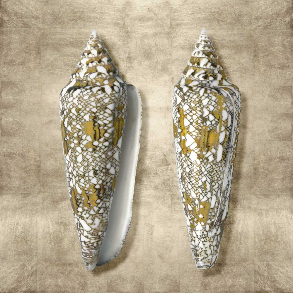 Art Print: Golden Sea Life II