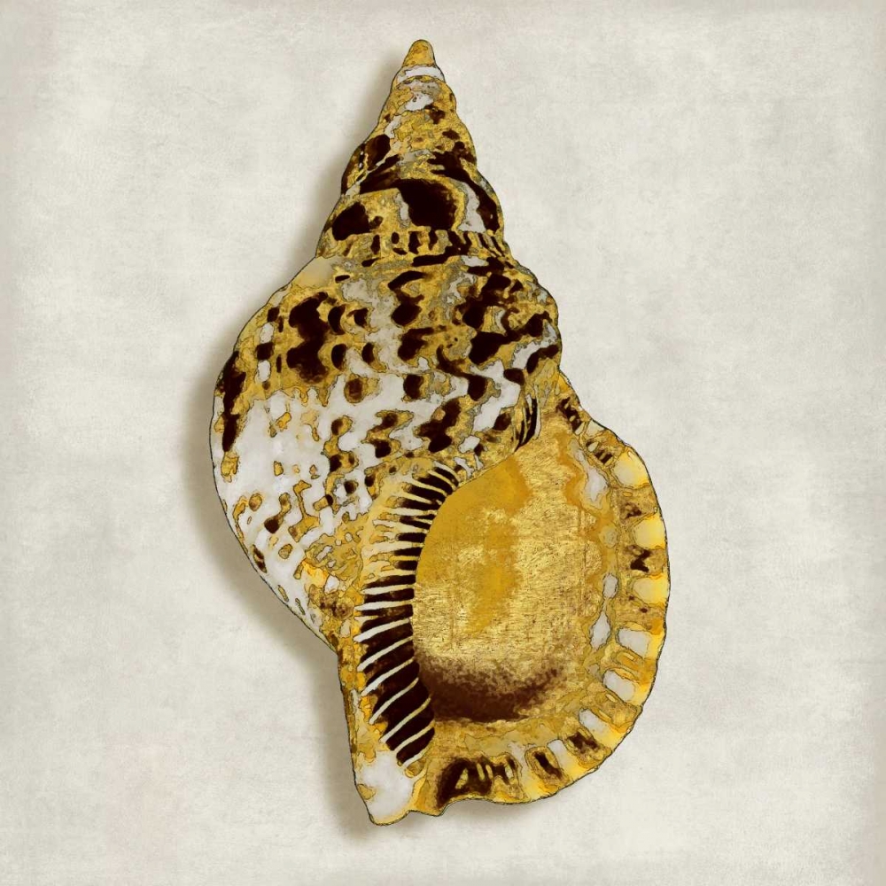 Wall art: Golden Ocean Gems on Ivory III, by Kelly, Caroline