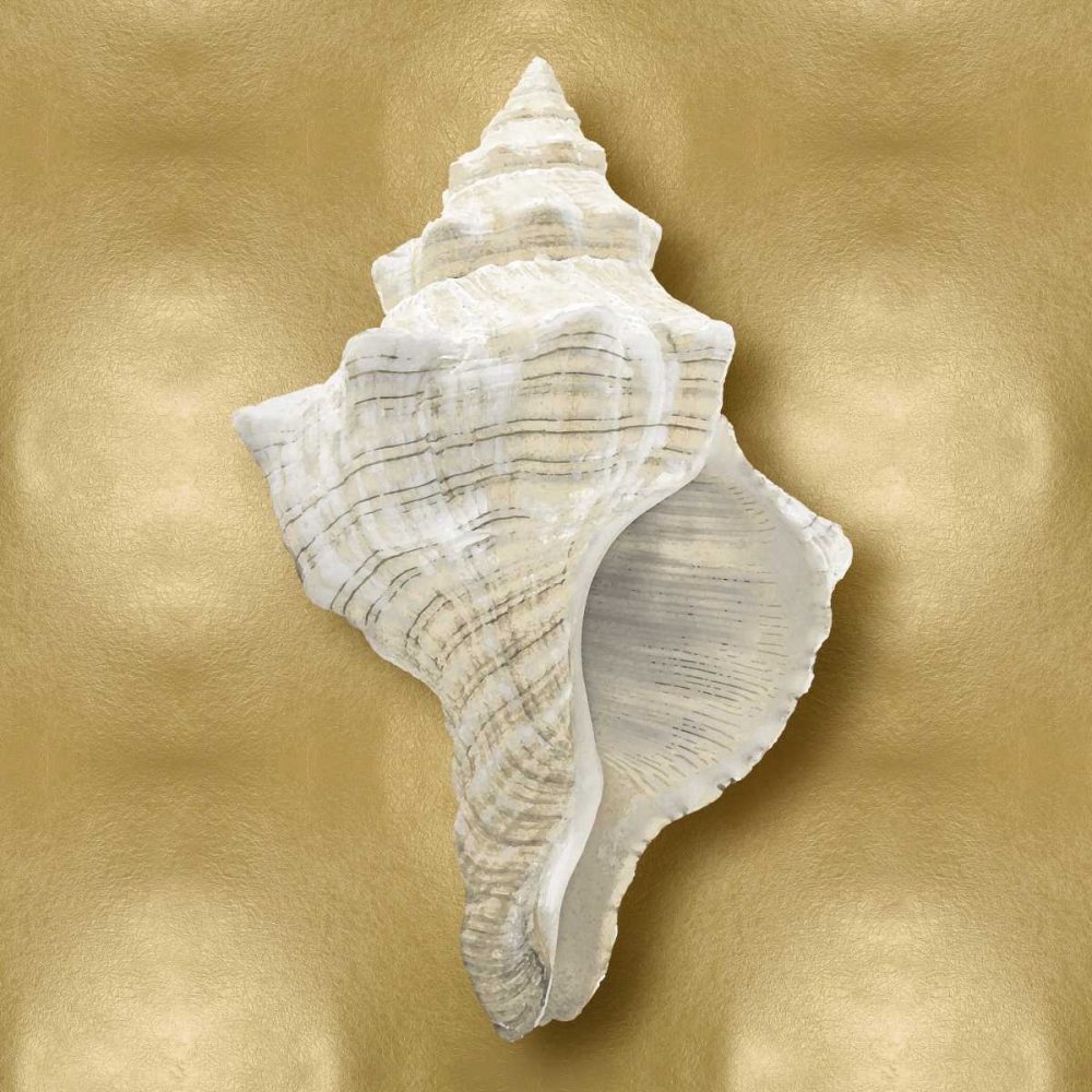 Art Print: Ocean Gem on Gold I