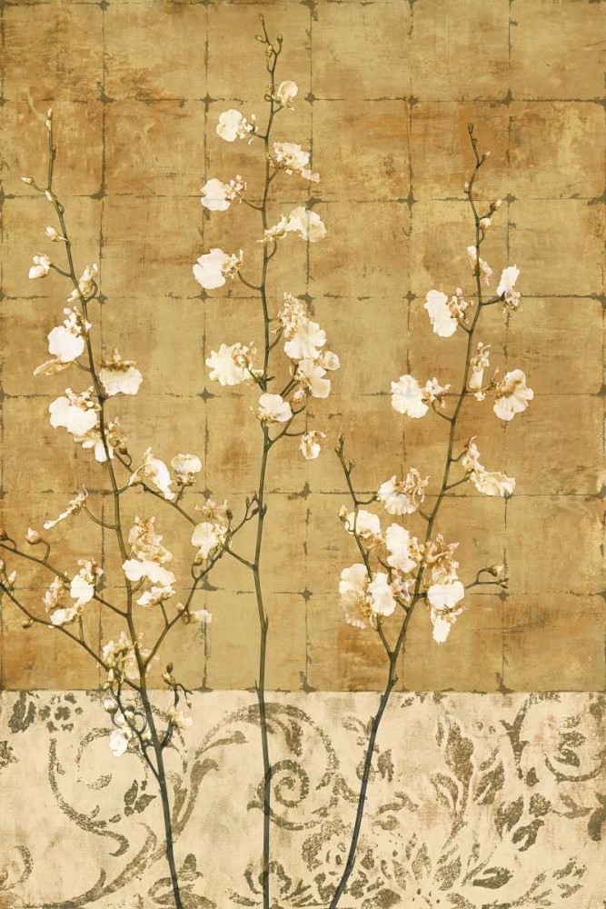 Wall Art Painting id:315700, Name: Blossoms in Gold II, Artist: Donovan, Chris