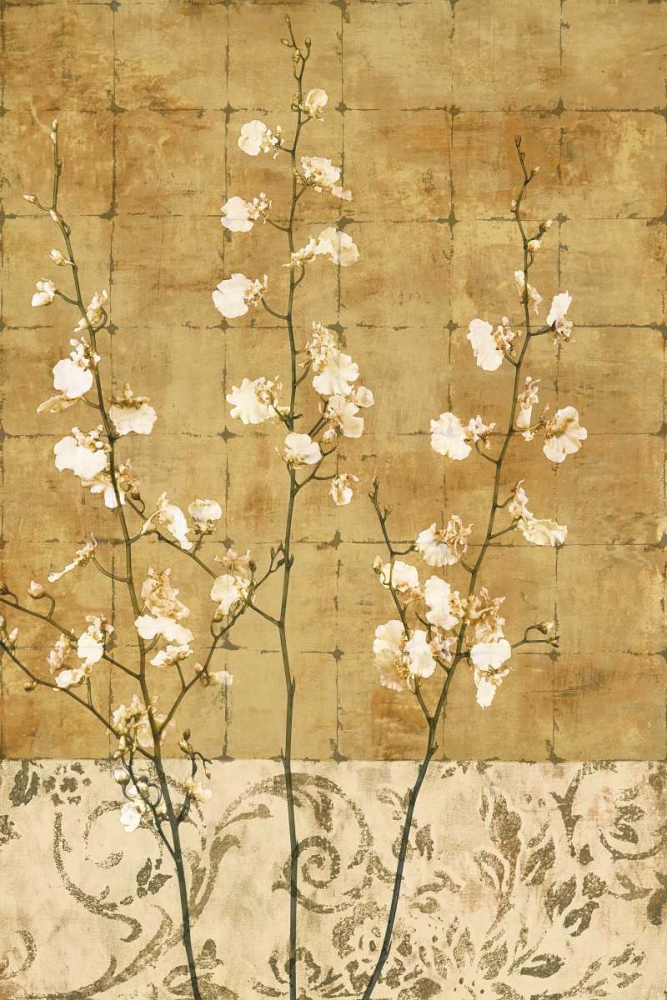 Art Print: Blossoms in Gold II