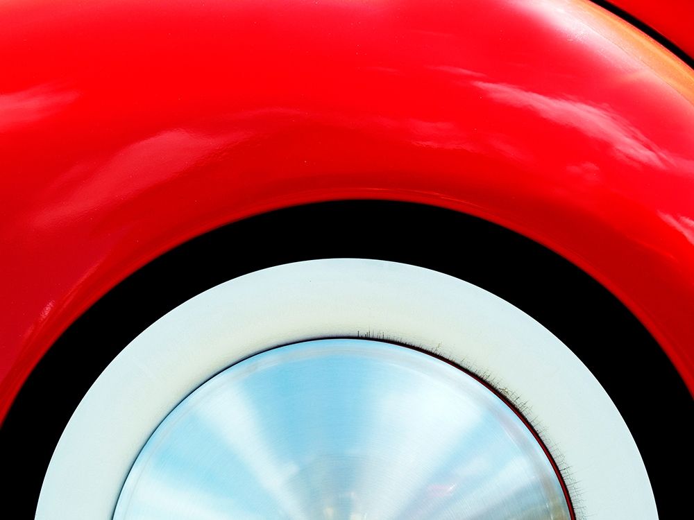 Art Print: 39 Ford Deluxe Wheel and Fender