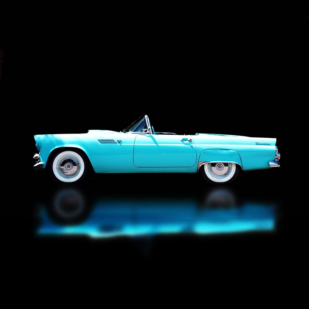 Art Print: 56 T-Bird Convertible