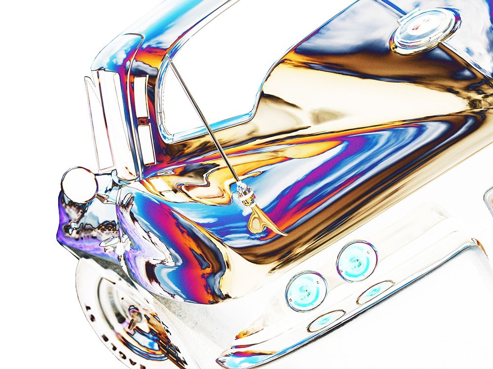 Art Print: 64 Corvette Sting Ray H