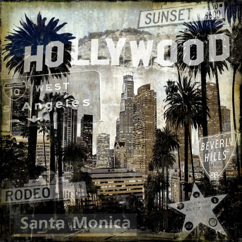 Art Print: Landmarks L.A.