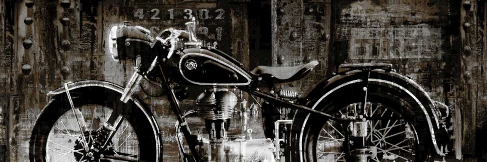 Wall Art Painting id:315014, Name: Vintage Motorcycle, Artist: Matthews, Dylan