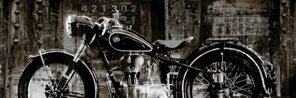 Art Print: Vintage Motorcycle