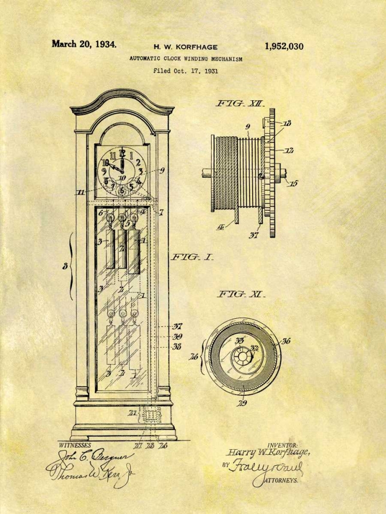Wall Art Painting id:318159, Name: Automatic Clock Winding Mechan, Artist: Sproul, Dan