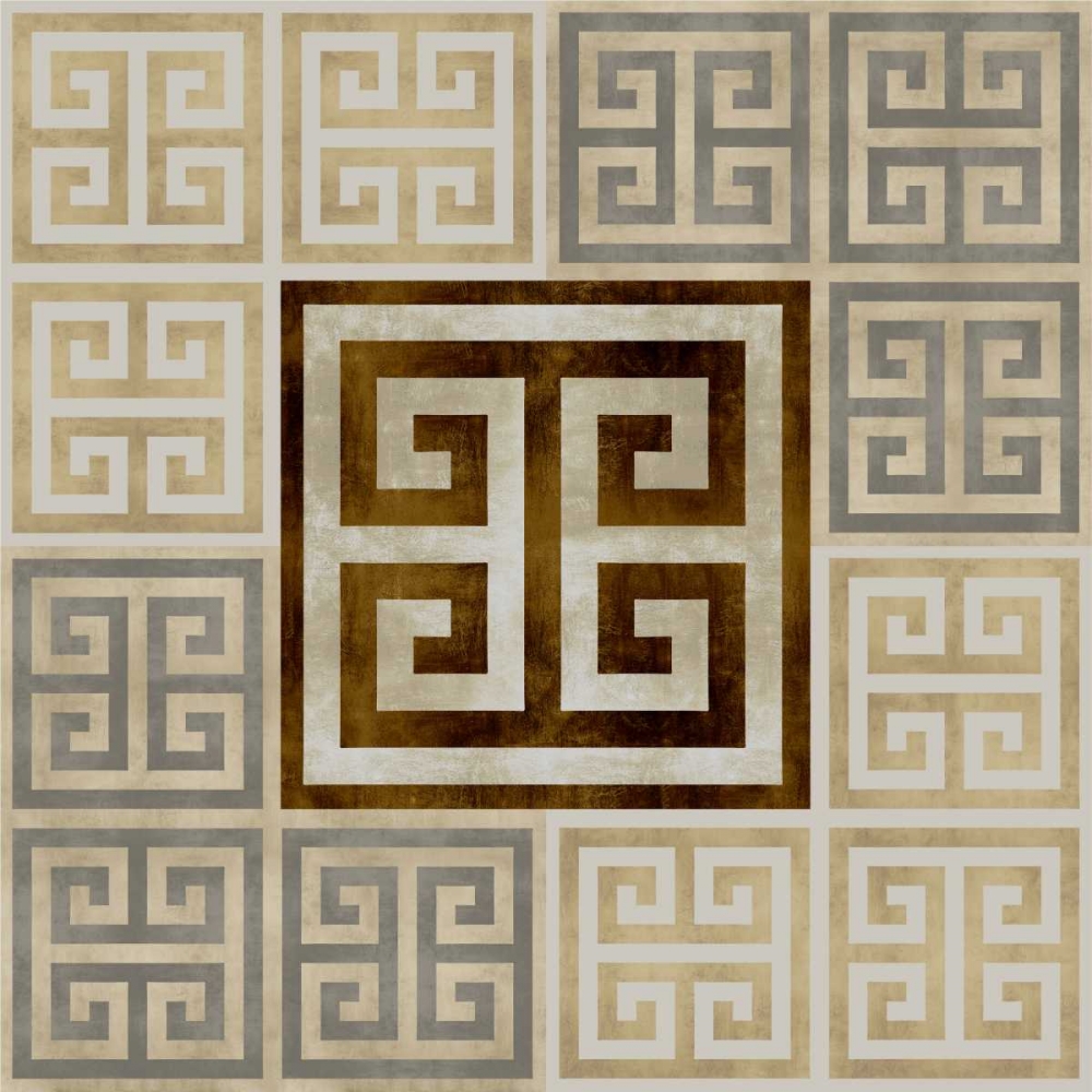 Art Print: Greek Key III