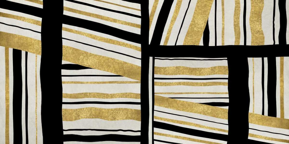 Art Print: Intersect - Golden