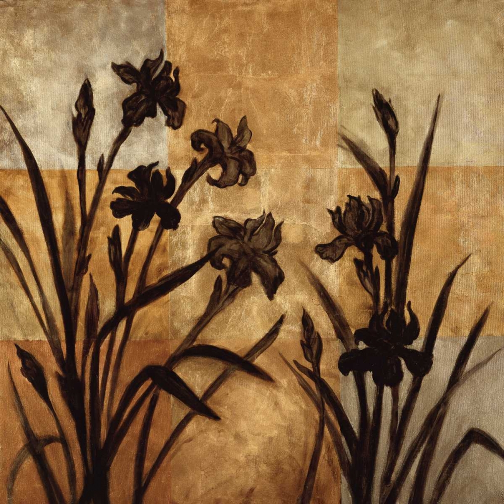 Wall Art Painting id:315952, Name: Iris Silhouette I, Artist: Lange, Erin