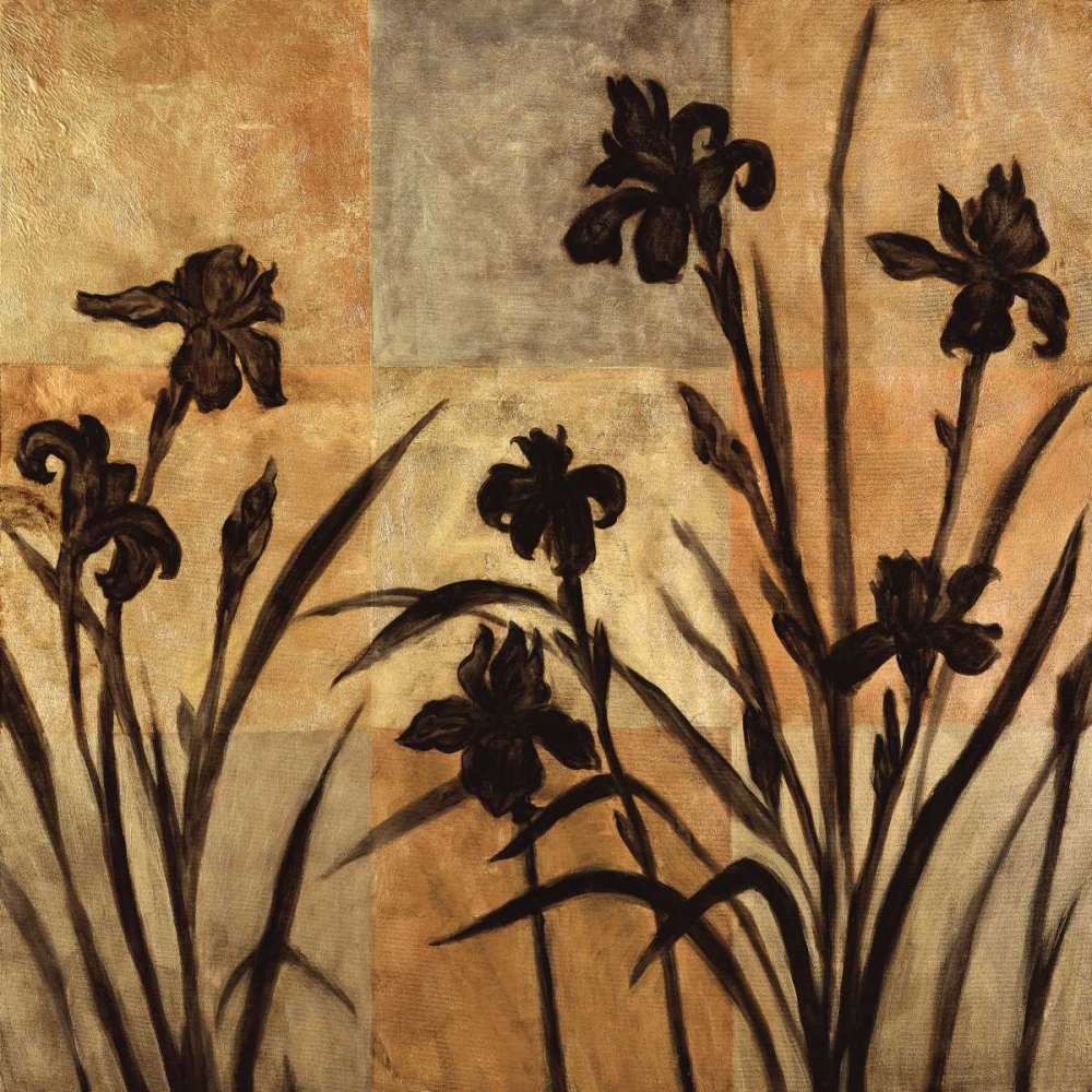 Wall Art Painting id:315953, Name: Iris Silhouette II, Artist: Lange, Erin