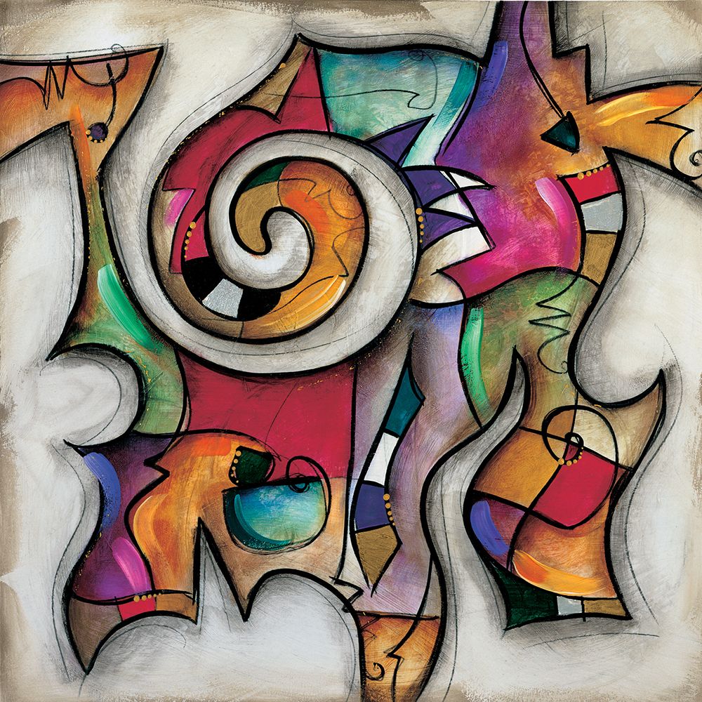 Wall Art Painting id:537085, Name: Swirl II, Artist: Waugh, Eric