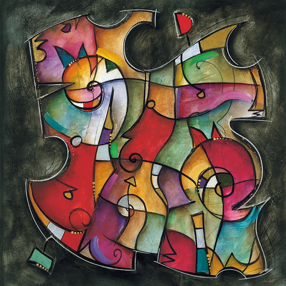 Art Print: Noir Duet I