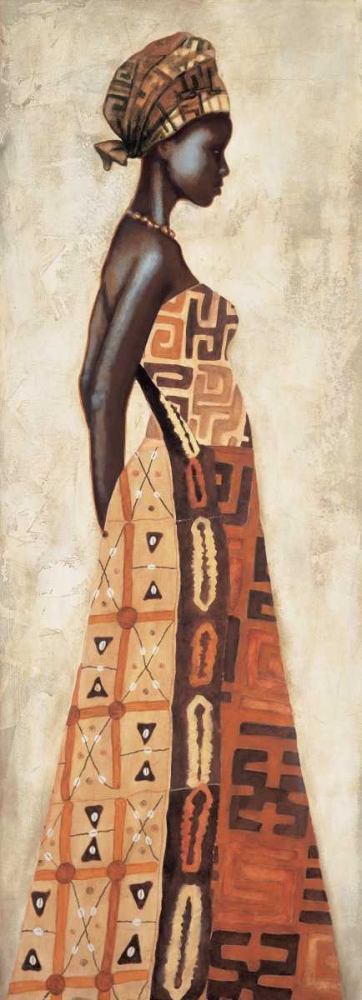 Wall Art Painting id:316243, Name: Femme Africaine I, Artist: Leconte, Jacques