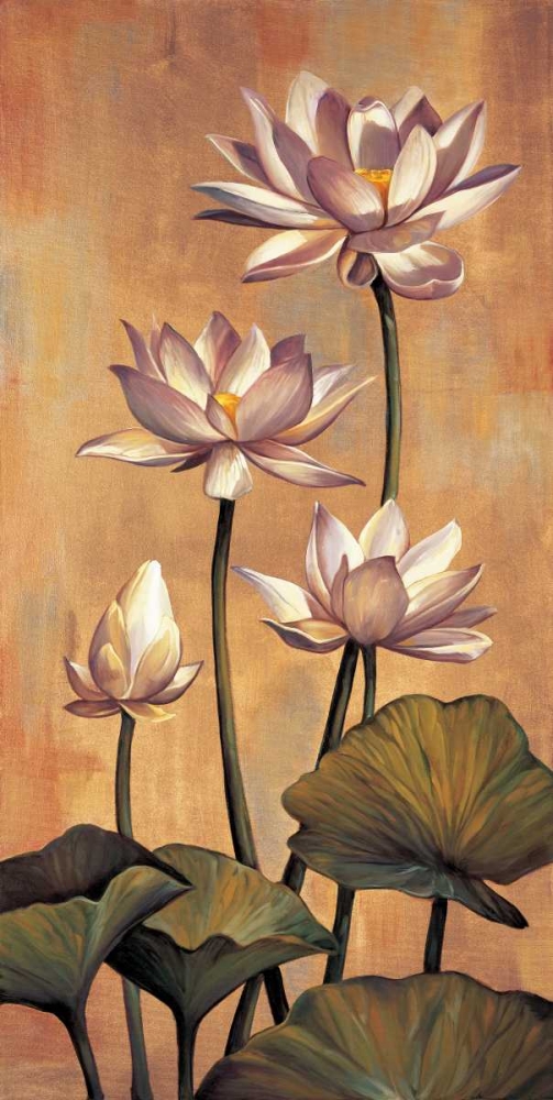Wall art: White Lotus, by Deveraux, Jill