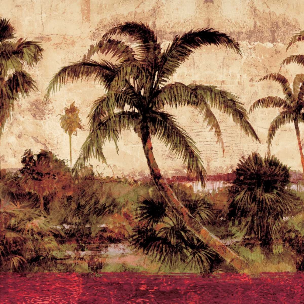 Wall art: Palmas I, by Seba, John