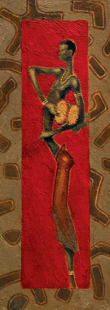 Art Print: African Drummer I