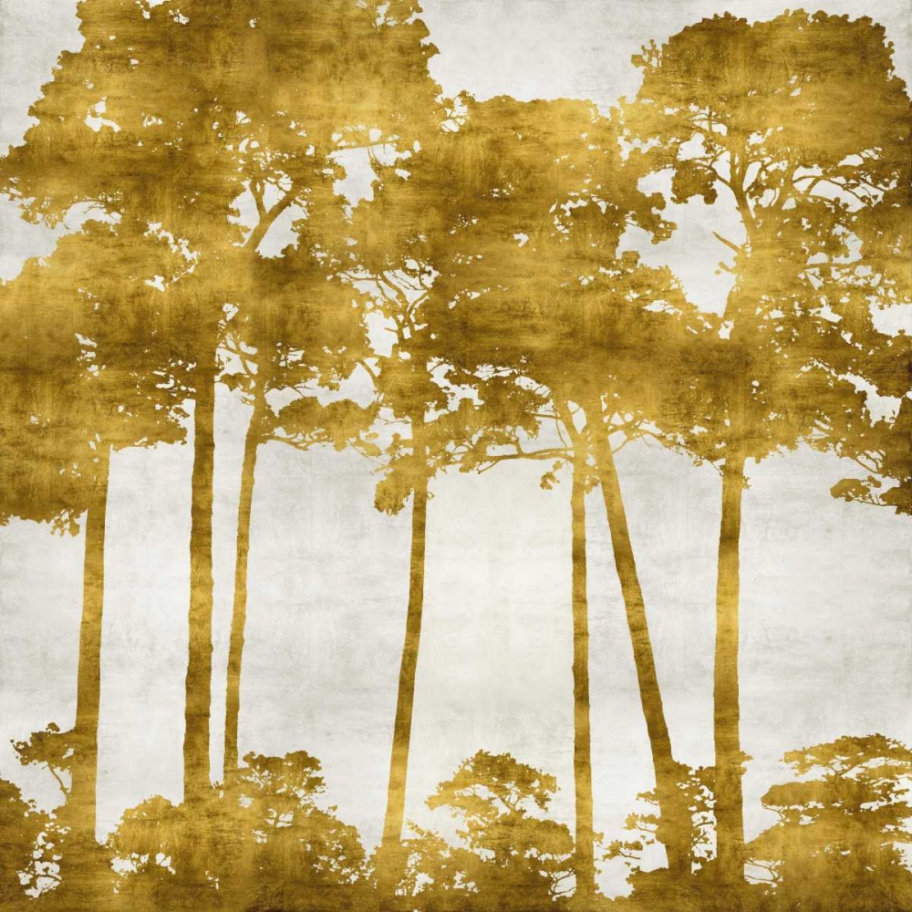 Art Print: Tree Lined In Gold II
