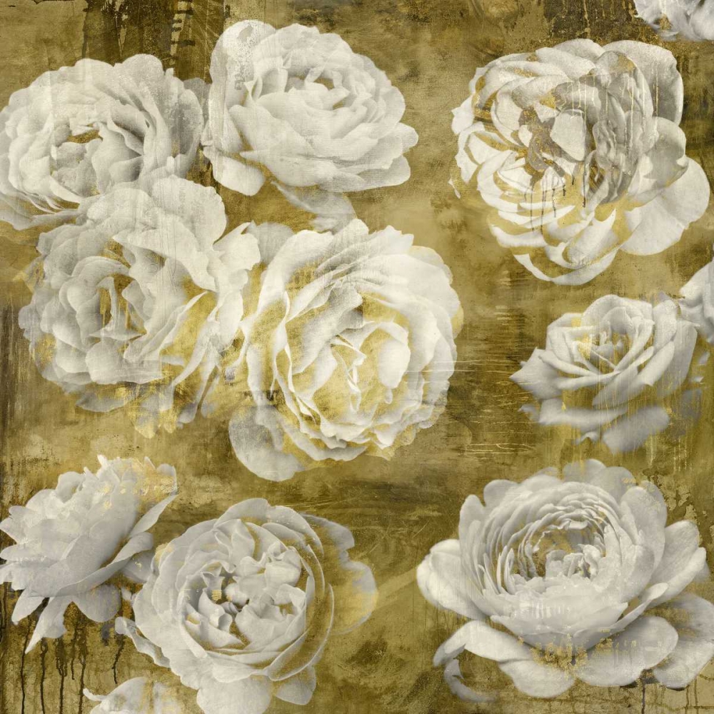 Wall Art Painting id:314807, Name: White in Gold, Artist: Bennett, Kate