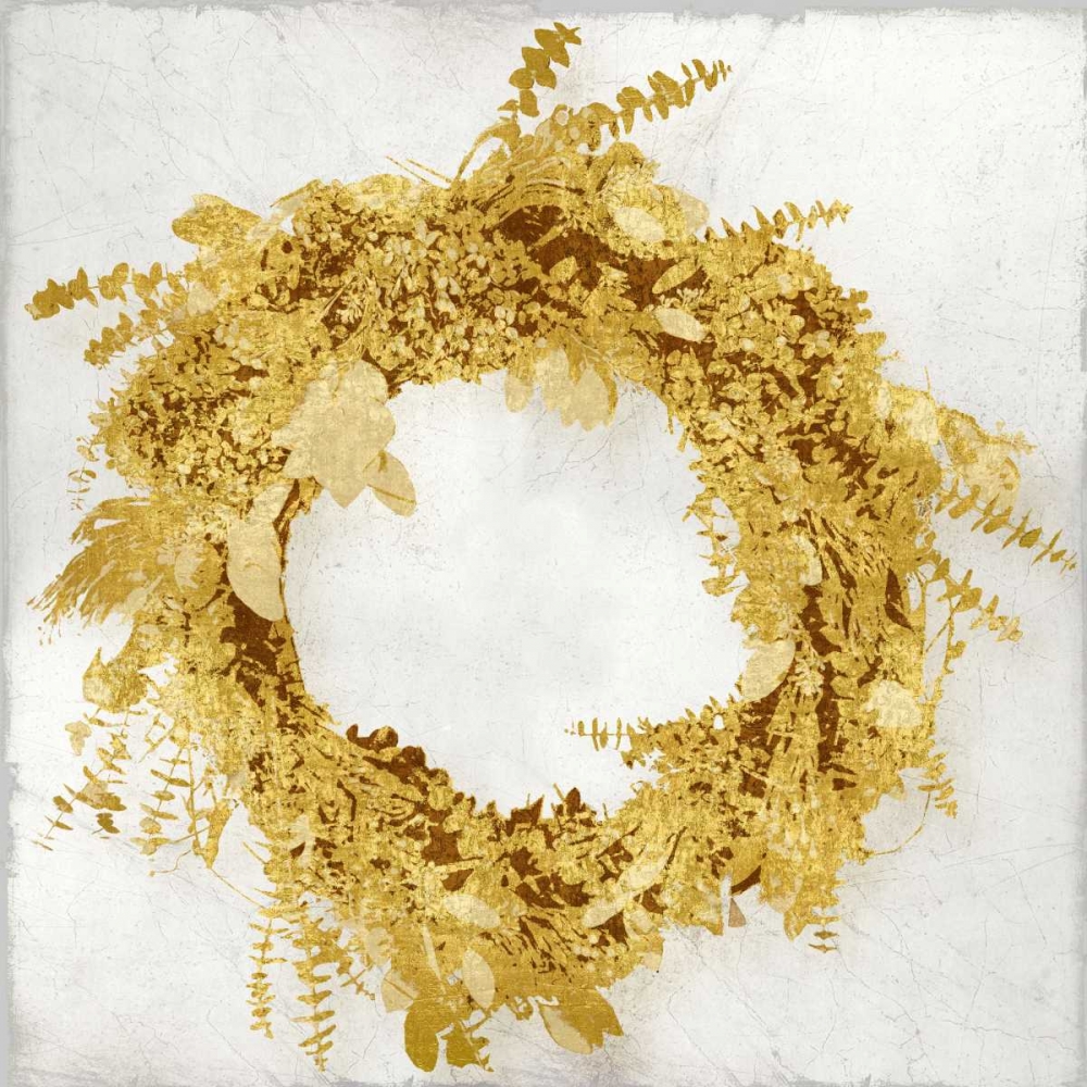 Art Print: Golden Wreath II