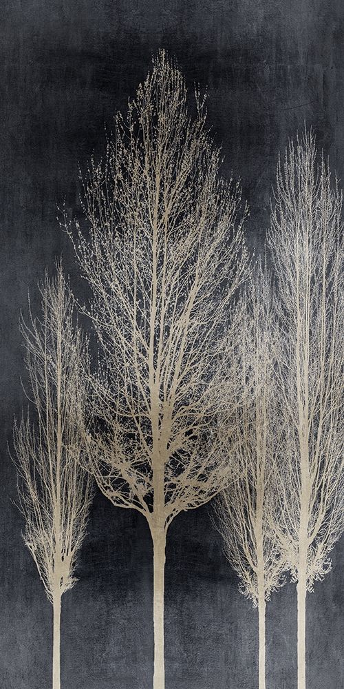 Art Print: Silver Tree Silhoutte II
